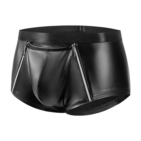 B Xer De Cuero Mate Suave Para Hombre Ropa Interior Sexy Con Bolsa