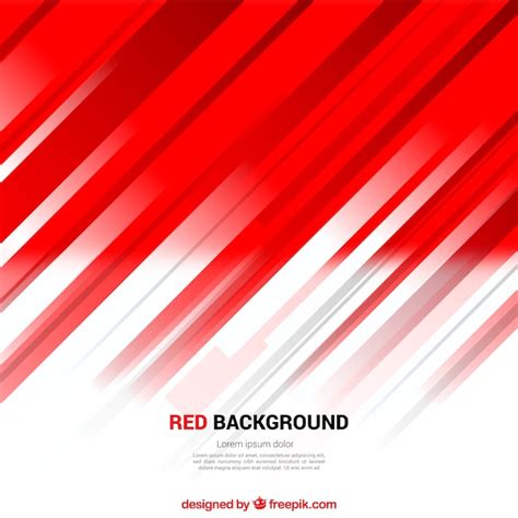 Abstract Red Background Of Lines Free Vector