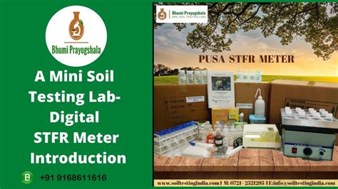 Bhumi Prayogshala A Mini Soil Testing Lab Digital STFR Meter