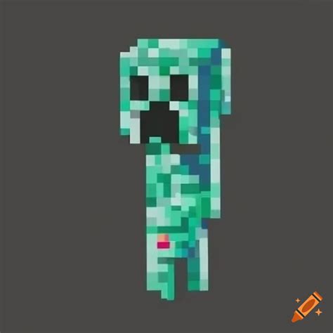 Iconic Image Of A Creeper From Minecraft