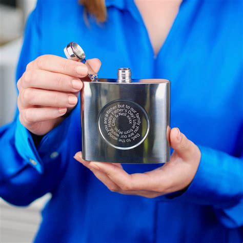 Personalised Spiral Engraved Hip Flask – Penelopetom