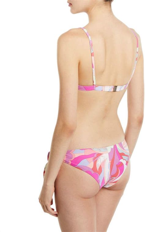 Emilio Pucci Printed Triangle Two Piece Bikini Swim Set Bikinis Two