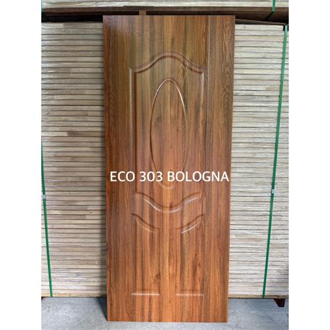 Honeycomb Wooden Door With Silac Pintu Kayu White Prime Door Oval