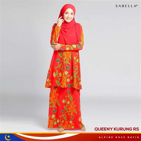 Baju Kurung Batik Tanpa Gosok Ready Stock Lazada