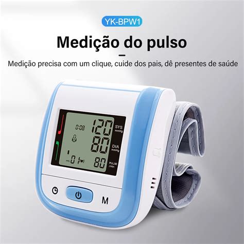 Yongrow Digital Digital De Pulso Autom Tico Monitor De Press O Arterial