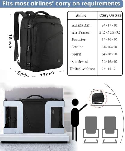 MATEIN Carry On Backpack Extra Large Travel Backpack Expandable Airpl