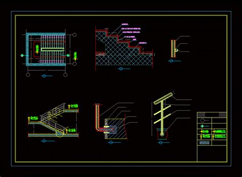 Stair Railing Detail In AutoCAD CAD Library, 56% OFF