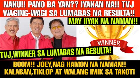 Eat Bulaga Finish Na Iyakan Na Tvj Waging Wagi Sa Lumabas Na