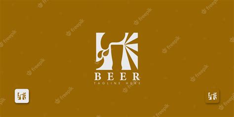 Premium Vector Beer Logo Design Vector Minimalist Theme