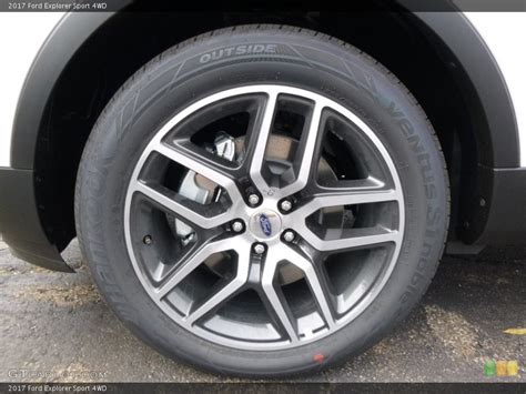 2017 Ford Explorer Sport 4wd Wheel And Tire Photo 115576325