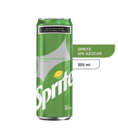 Refresco Sabor Lima Limón Sprite Sin Azúcar 355 ml