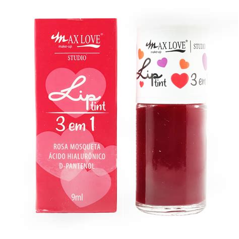 Lip Tint 3 em 1 501 Max Love IDM Distribuições Maquiagens