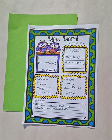 Mash 1st 2nd Class Word Wall And Vocabulary Work Bundle