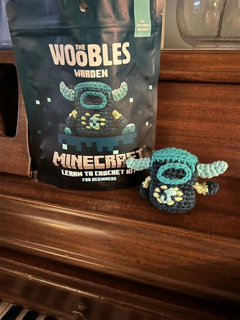 Minecraft Warden Crochet Kit For Beginners The Woobles