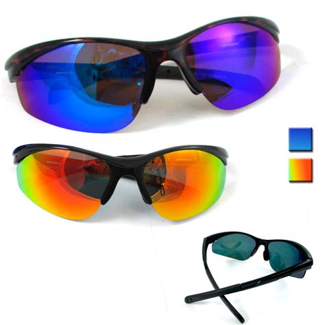 Polarized Cycling Sunglasses Bike Goggles Eyewear Shiny Lens Sport