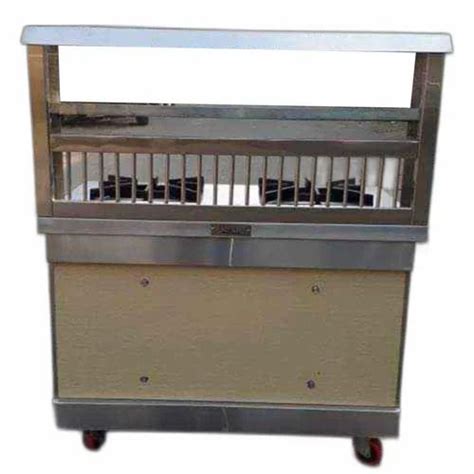 Stainless Steel Chole Bhature Counter For Street Food Stall At Rs