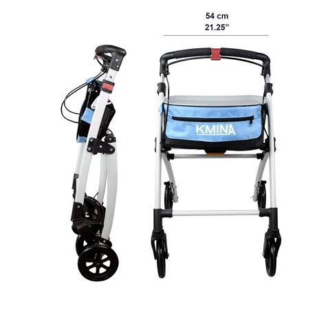 Kmina Pro Lightweight Rollator Walker Rollators For Seniors