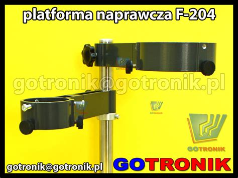 Platforma naprawcza F 204 z uchwytem do płytek PCB statyw do kolby