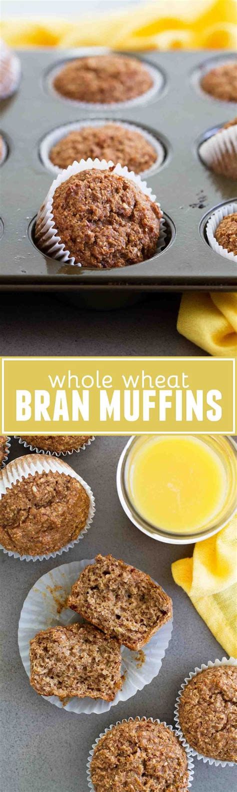 Whole Wheat Bran Muffins - Taste and Tell