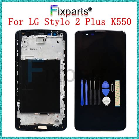 5 7 For LG Stylo 2 Plus K550 MS550 LCD Display Touch Screen Digitizer