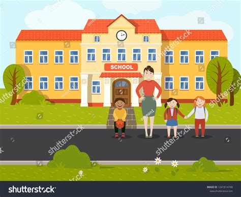 3,222 School House Clipart Images, Stock Photos, 3D objects, & Vectors ...