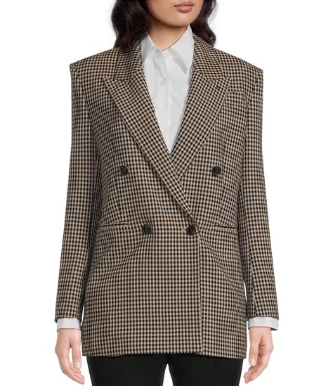 Boss By Hugo Boss Jekira Stretch Woven Houndstooth Pattern Double