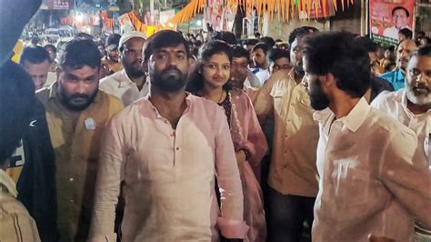 Theegulla Rameshwar Goud Anna Grand Entry At Khairatabad Ganesh 2022