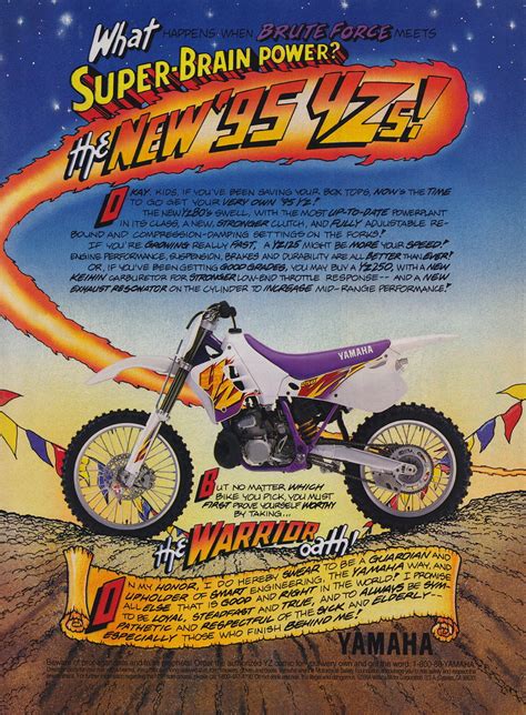 1995 Yamaha YZ Ad Page 1 Tony Blazier Flickr