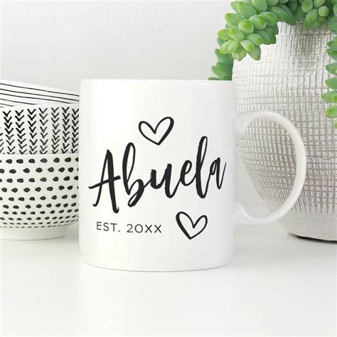 Abuela Year Established Grandma Coffee Mug Zazzle Pregnancy