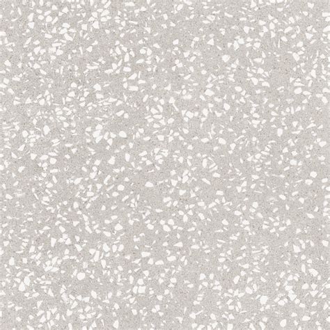 Seattle Light Grey Terrazzo Matt X X P Edge Tile Stone