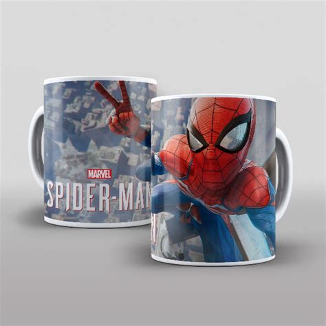 Caneca Personalizada Homem Aranha Personalizada Nome Porcelana