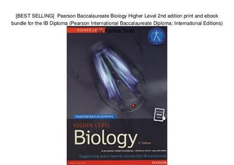 Best Selling Pearson Baccalaureate Biology Higher Level 2nd Editio