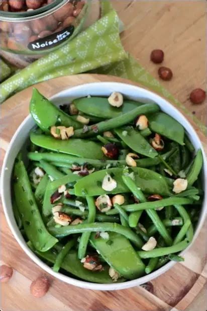 Haricots Verts Et Pois Gourmands Aux Noisettes Et L Orange De Yotam