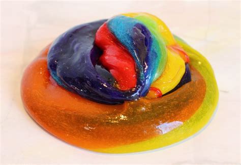 Rainbow Slime for Colorful Play - DIY Candy