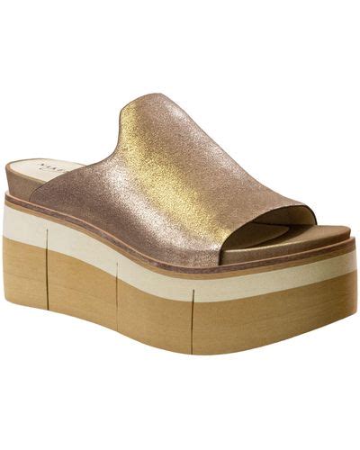 Metallic Naked Feet Shoes For Women Lyst