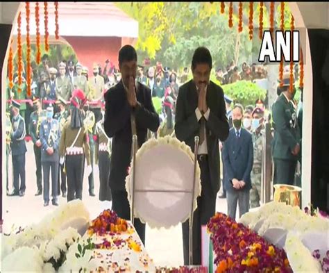 General Bipin Rawat Funeral: Daughters Tarini and Kritika perform last ...