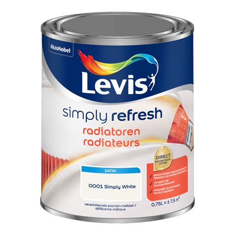 Peinture Pour Radiateur Simply Refresh Blanc Satin L Levis