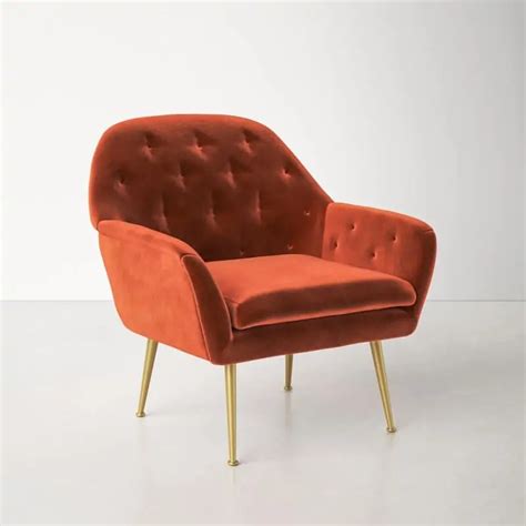 Retro Velvet Accent Chair | Decor Essentials