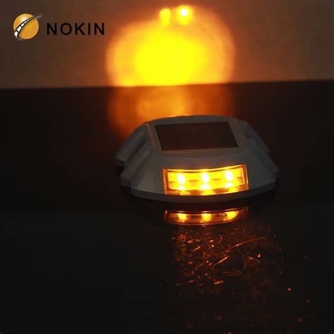 Led Raised Pavement Markers Nokin Solar Road Studs