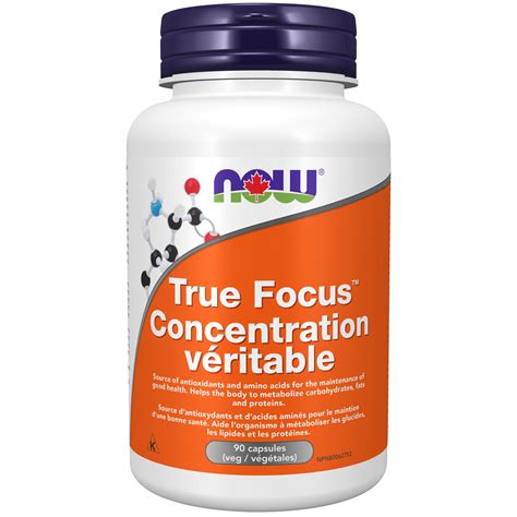 True Focus™ Concentration, Veg Capsules - Now Foods Canada