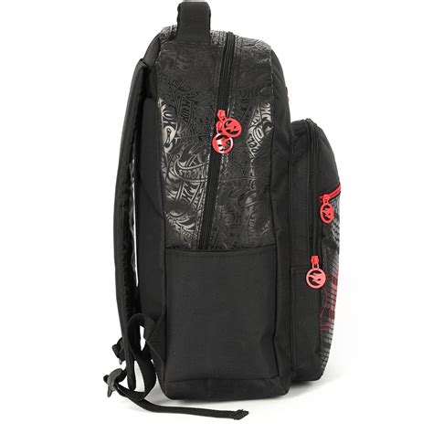 Mochila escolar em poléster Hot Wheels vermelho MS HW Luxcel PT UN Escolar Kalunga