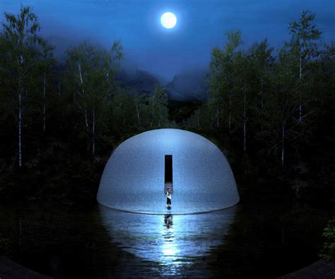 Dl Atelier Mimics Outdoor Orchestra Stage As Full Moon In China