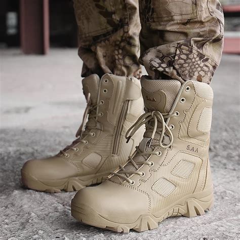 Big Size 39 47 Desert Tactical Mens Boots Wear Resisting Army Boots Men