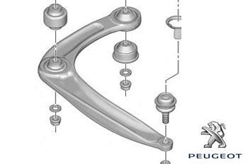 Genuine Lower Front Suspension Arm Peugeot 308 SW 2008 2010 1 6 VTi