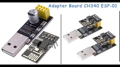 CH340 USB To ESP8266 UART Programmer Adapter For ESP 01 54 OFF