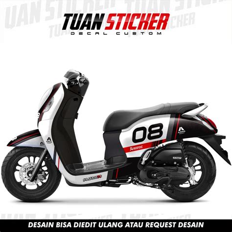 Jual Sticker Striping Decal Scoopy Sticker Scoopy Striping