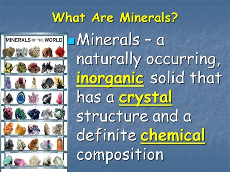 Naturally Occurring Minerals