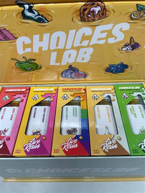 Choice Lab 1g Premium Live Resin X Liquid Diamond Disposable