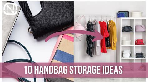 10 Handbag Storage Ideas For Small Spaces Organatic Youtube