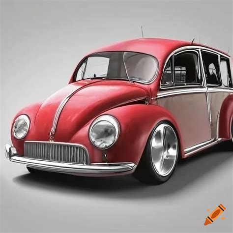 Volkswagen Beetle And Morris Minor Traveller Combined Hot Rod Design On